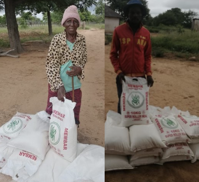 More saints in
                Zimbabwe with food relief
