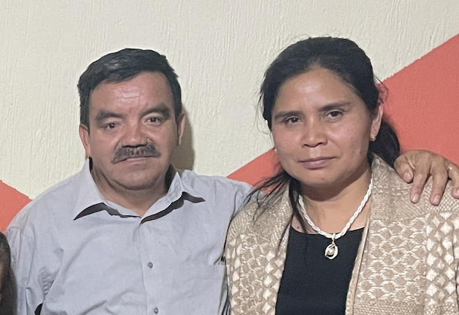 Jos Farias and wife, Aracely Juarez